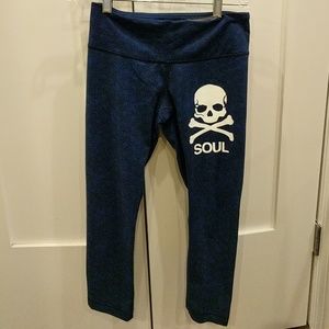 Lululemon x soulcycle cropped legging size 4